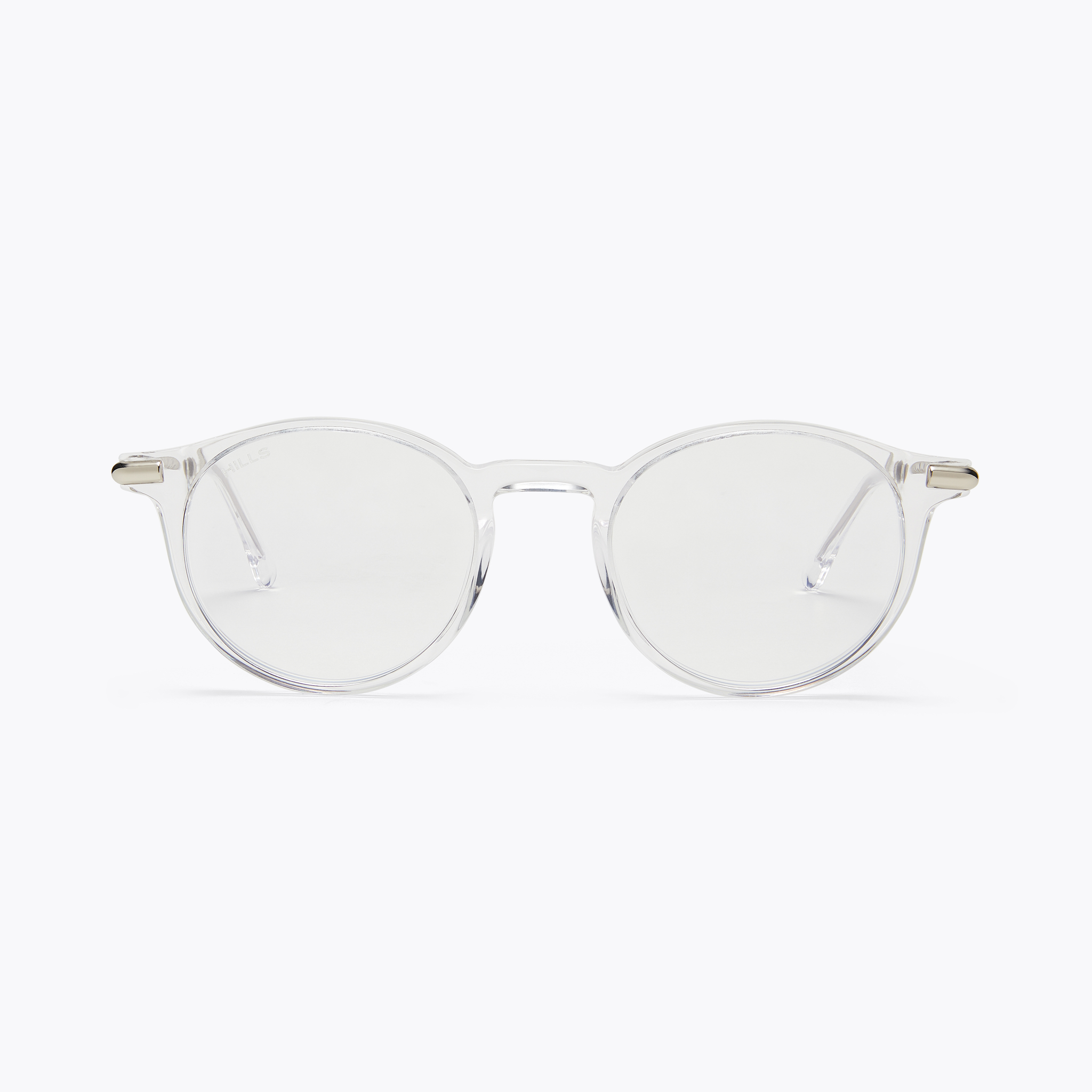 H1 Roland Blue Light Blockers in Crystal | HILLS Eyewear