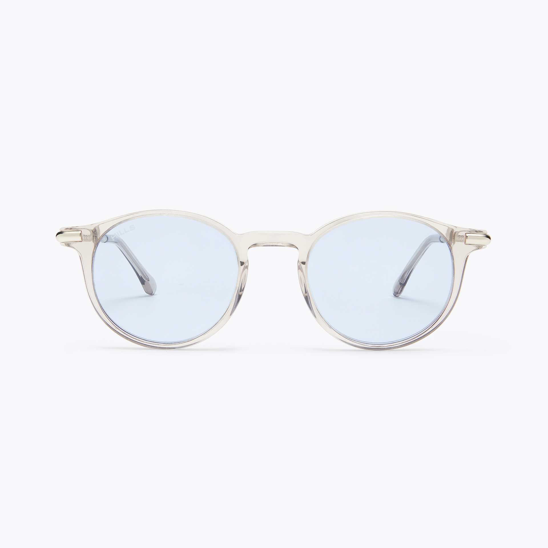 H1 Roland Sunglasses in Crystal/Blue | HILLS Eyewear