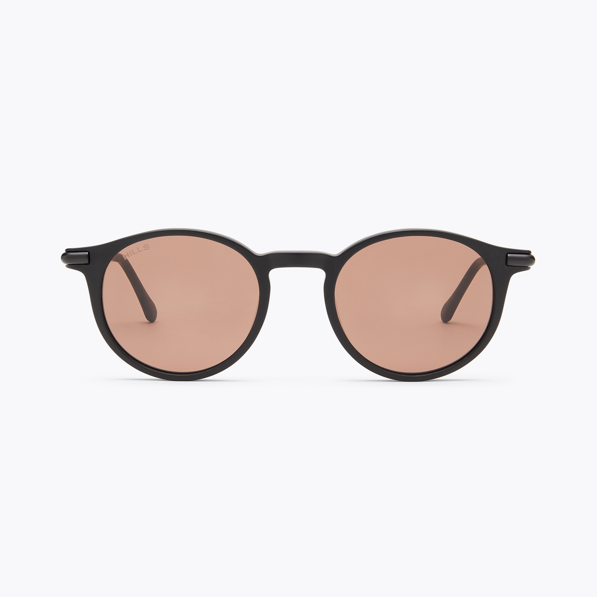 H1 Roland Sunglasses in Matte Black/Brown | HILLS Eyewear