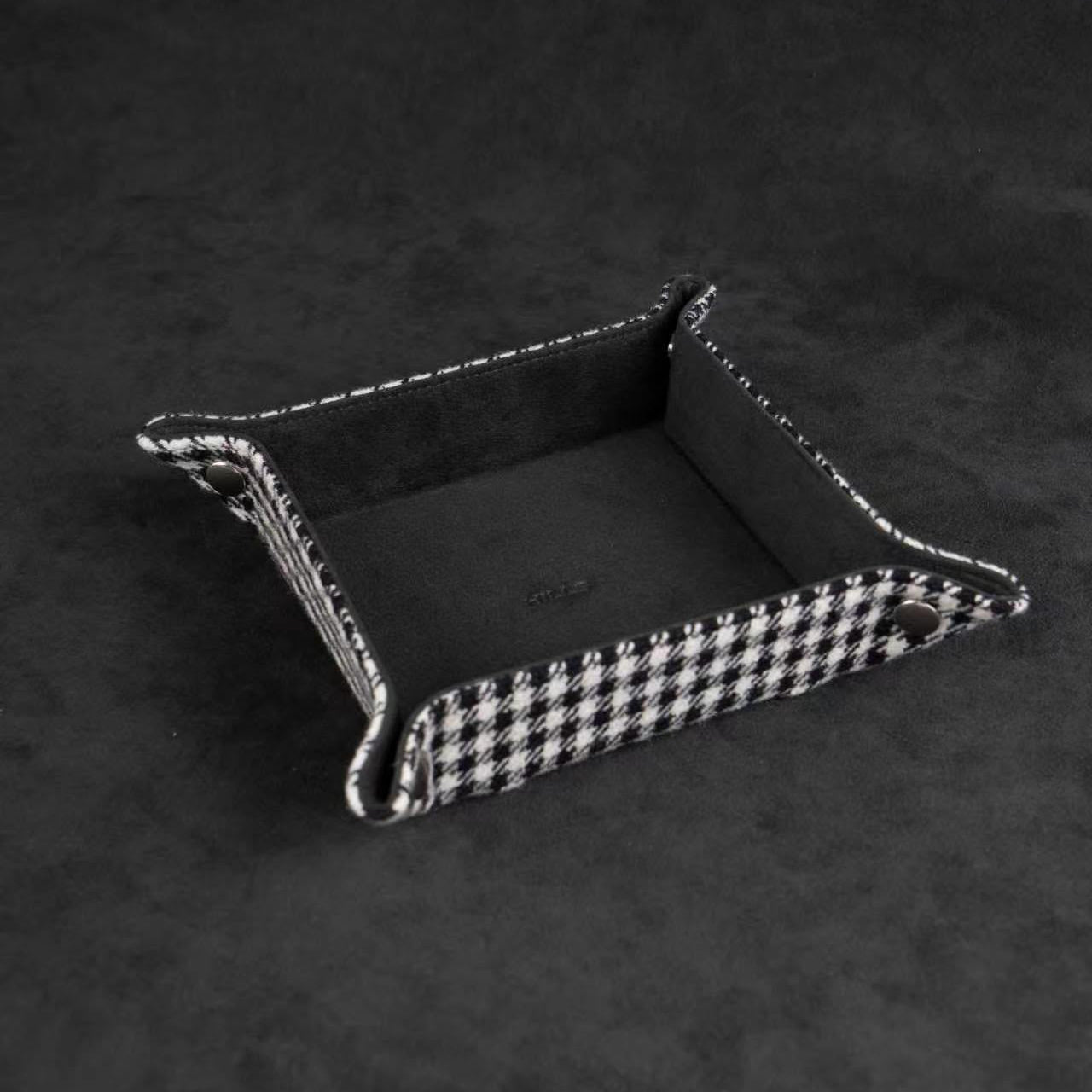 Black Leather Tray